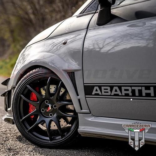 Abarth Performance Parts - Abarth Fiat Mini VW BMW Audi Mercedes -  Speedmotive - Fiat 500 Abarth CHD Tuning Rear Adjustable Spoiler -  Fiberglass